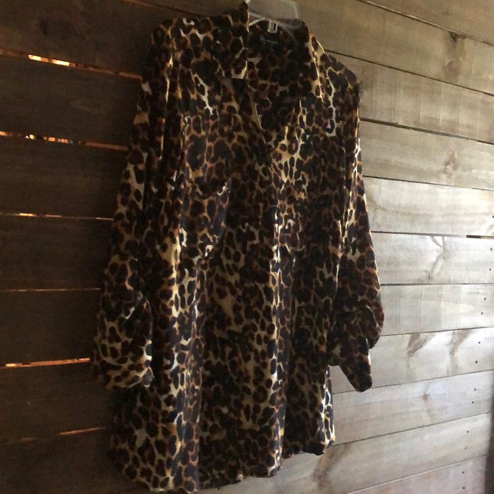 Leopard blouse